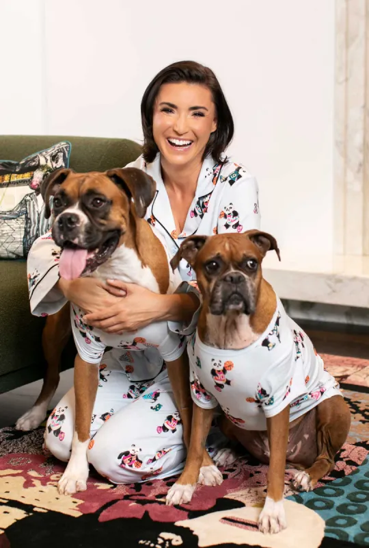 Bedhead x Bronwyn Newport Slam Dunk Long Sleeve Classic Stretch Jersey PJ Set sold by BedHead