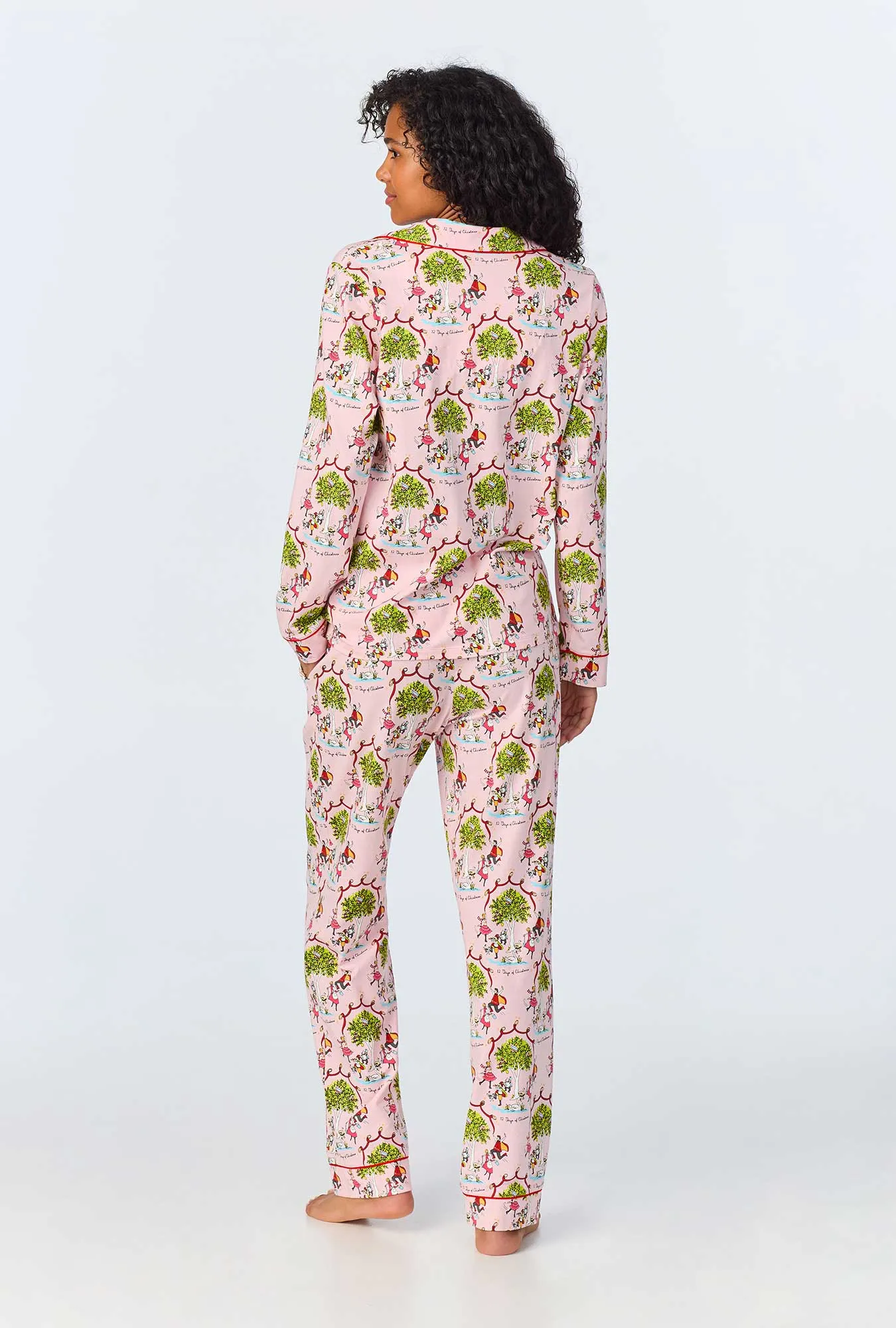 Twelve Days Of Christmas Long Sleeve Classic Stretch Jersey PJ Set sold by BedHead product image thumbnail 3