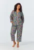 Ciara May 3/4 Classic Woven Cotton Tana Lawn Cropped PJ Set Made with Liberty Fabrics sold by BedHead