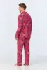 BedHead x Mr. Turk Geo Trellis Men's Long Sleeve Classic Stretch Jersey PJ Set sold by BedHead