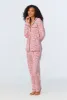 Love Spot Long Sleeve Classic Stretch Jersey Long PJ Set sold by BedHead