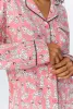 Love Spot Long Sleeve Classic Stretch Jersey Long PJ Set sold by BedHead
