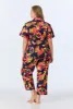 BedHead x Trina Turk Theodora Short Sleeve Classic Woven Cotton Poplin Cropped PJ Set sold by BedHead