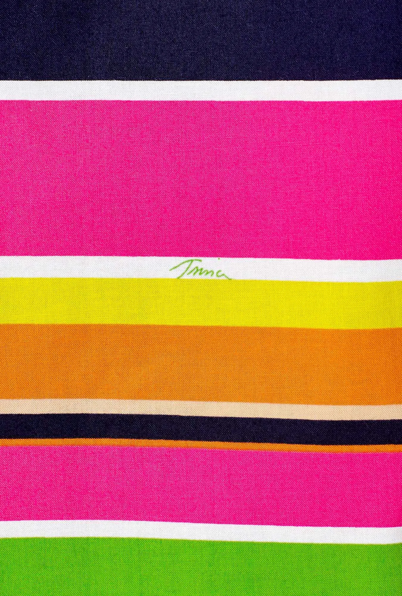 BedHead x Mr. Turk Poolside Stripe Men's Sleeve Notch Woven Cotton Poplin Boxer PJ Set sold by BedHead product image thumbnail 4