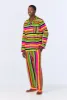 BedHead x Mr. Turk Poolside Stripe Men's Long Sleeve Classic Woven Cotton Poplin PJ Set sold by BedHead