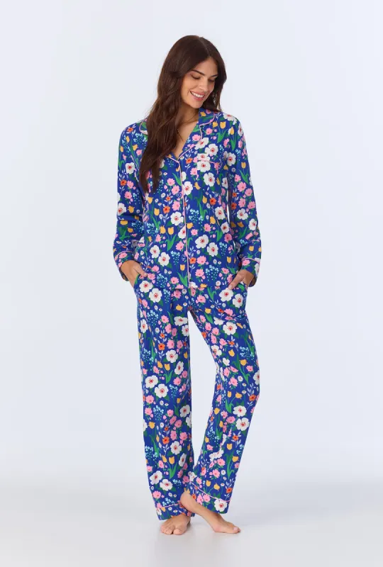 Flower Market Long Sleeve Classic Stretch Jersey PJ Set sold by BedHead