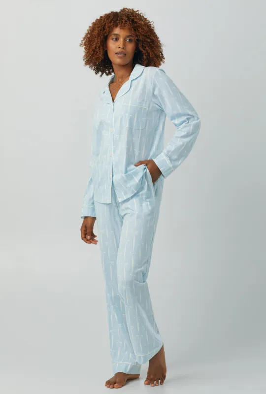 Tying The Knot Long Sleeve Classic Stretch Jersey PJ Set sold by BedHead