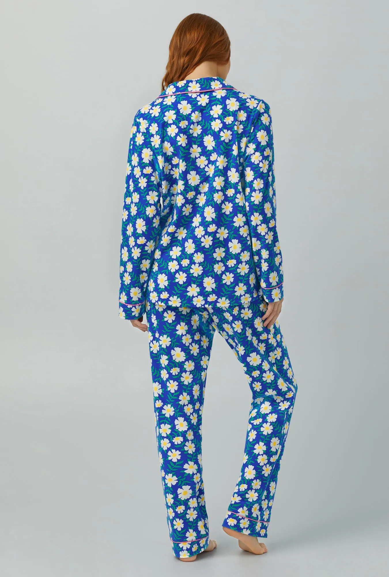 Lazy Daisy Long Sleeve Classic Stretch Jersey PJ Set sold by BedHead product image thumbnail 3