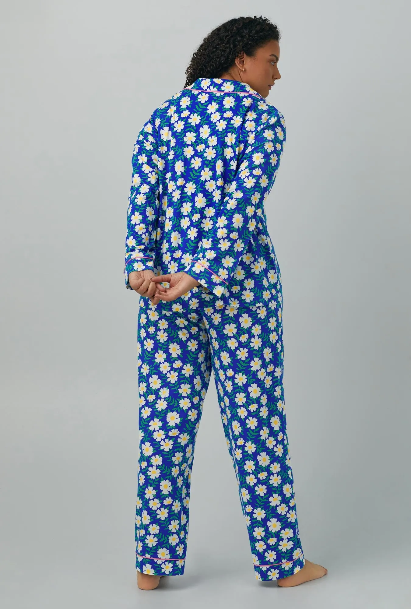 Lazy Daisy Long Sleeve Classic Stretch Jersey PJ Set sold by BedHead product image thumbnail 5