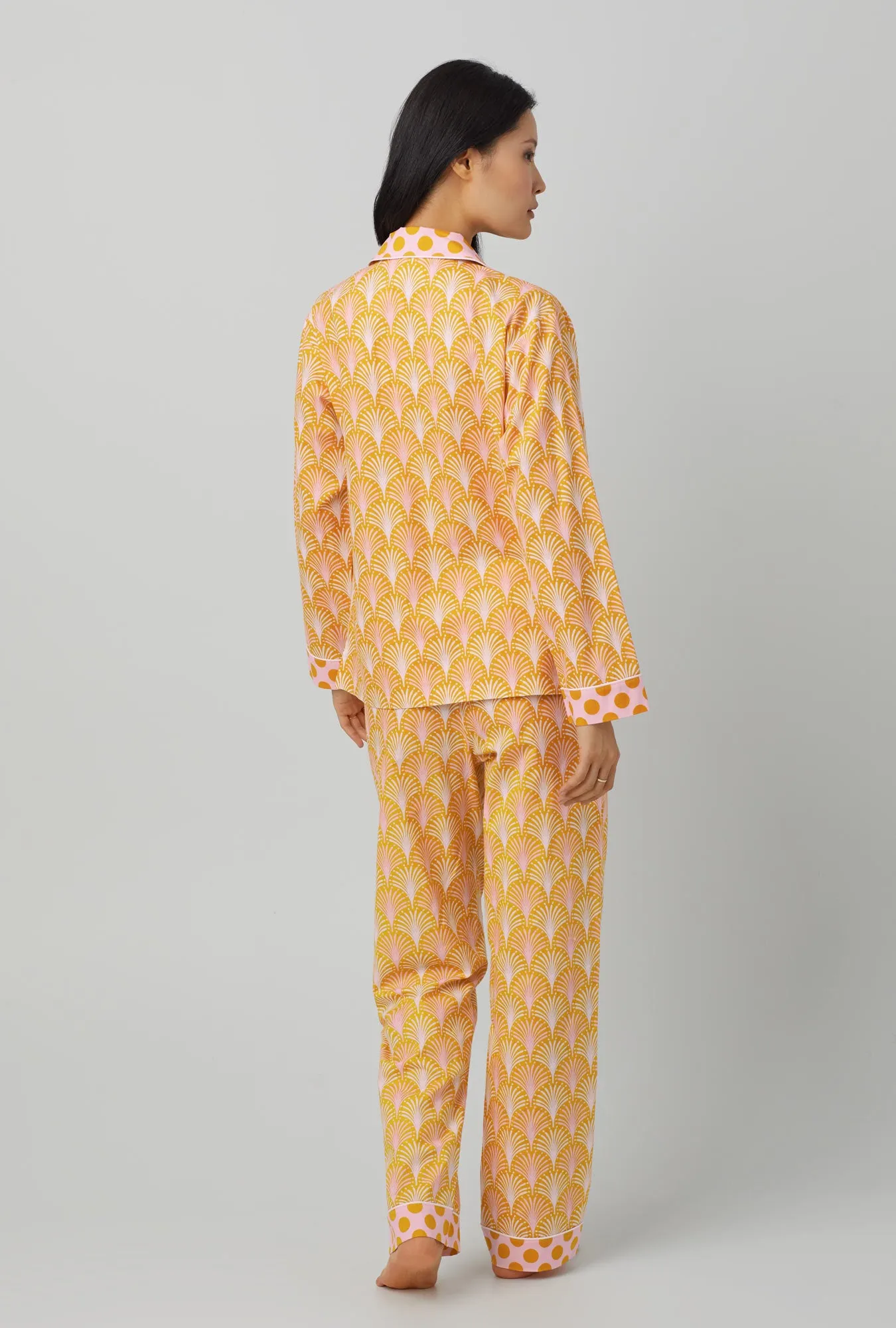 Suite Life Long Sleeve Classic Woven Cotton Poplin PJ Set sold by BedHead product image thumbnail 4