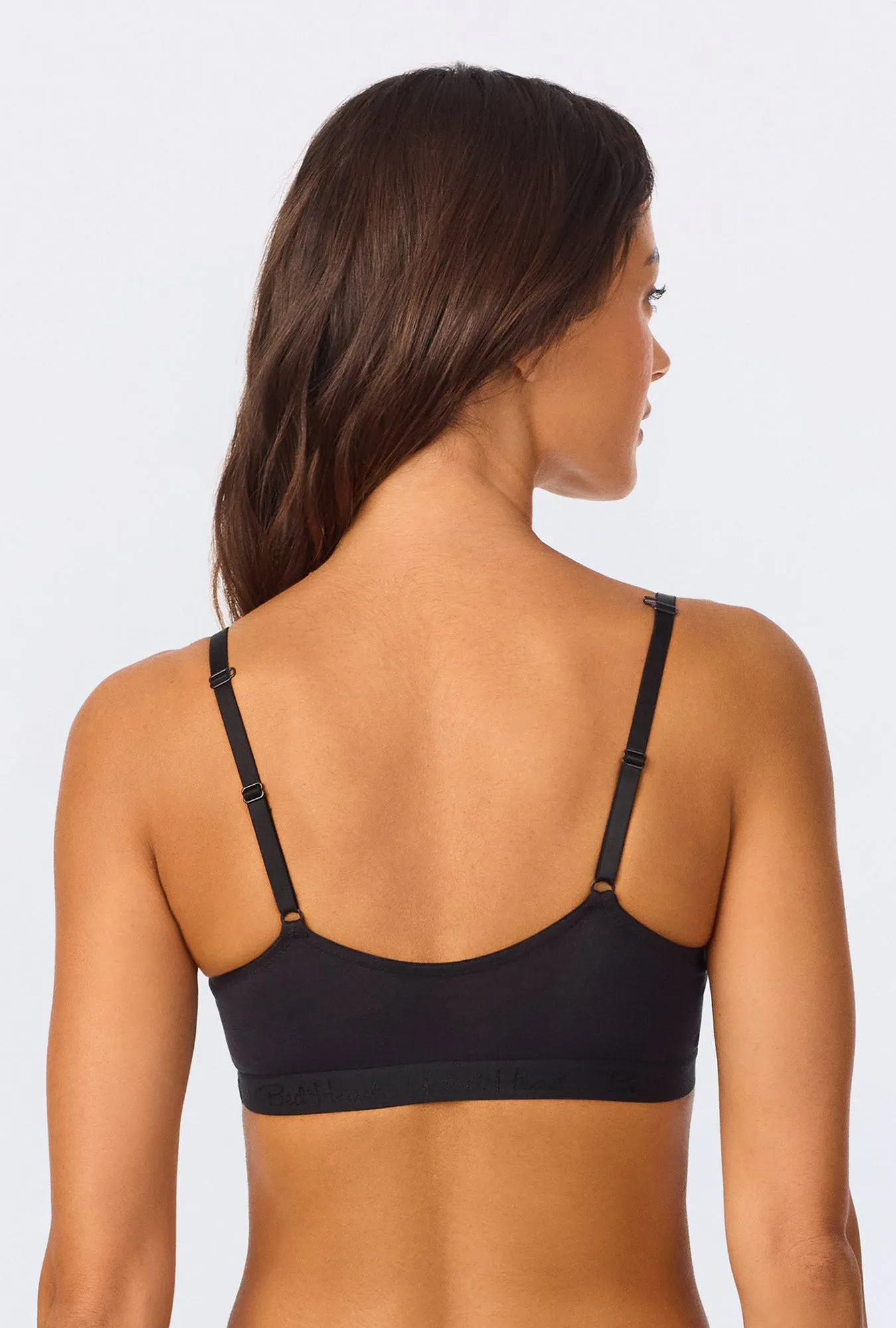 Black Stretch Jersey Bralette sold by BedHead product image thumbnail 4