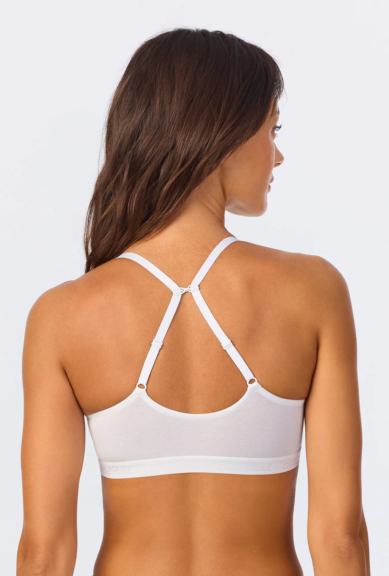 White Stretch Jersey Bralette sold by BedHead product image thumbnail 3