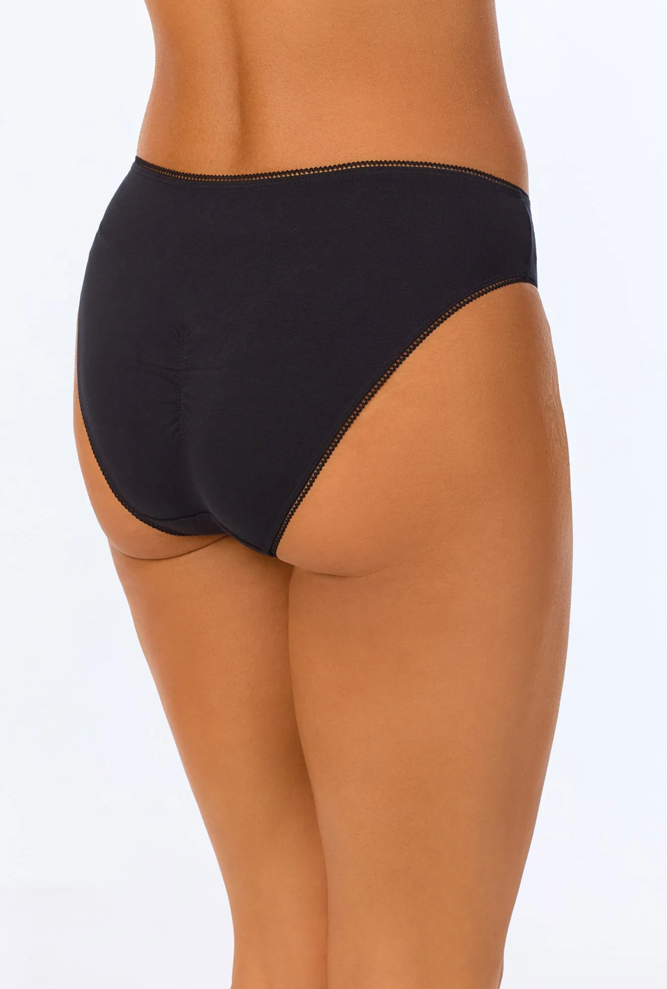 Black Stretch Jersey Bikini Underwear sold by BedHead product image thumbnail 3