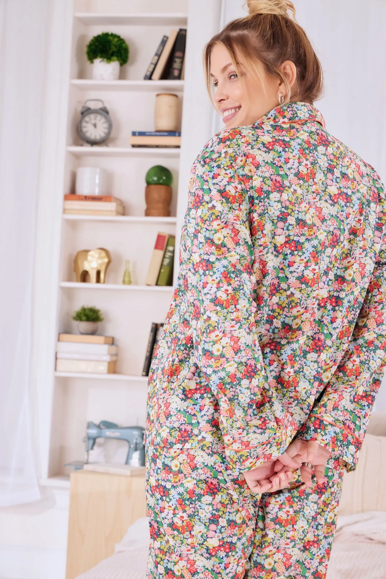 Thorpe Long Sleeve Classic Woven Tana Lawn® PJ Set Made with Liberty Fabrics sold by BedHead product image thumbnail 2