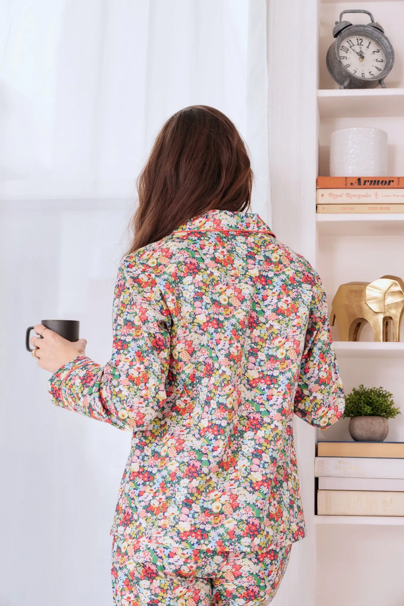 Thorpe Long Sleeve Classic Woven Tana Lawn® PJ Set Made with Liberty Fabrics sold by BedHead product image thumbnail 4