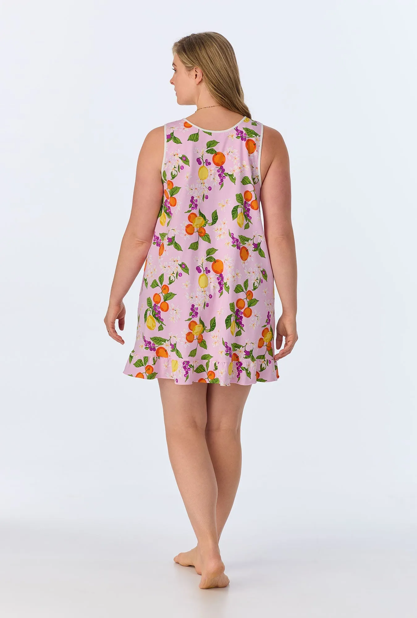 Citrus Blossom Ruffle Stretch Jersey Chemise sold by BedHead product image thumbnail 5