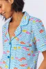 Marina Grande Short Sleeve Classic Stretch Jersey Cropped PJ Set sold by BedHead