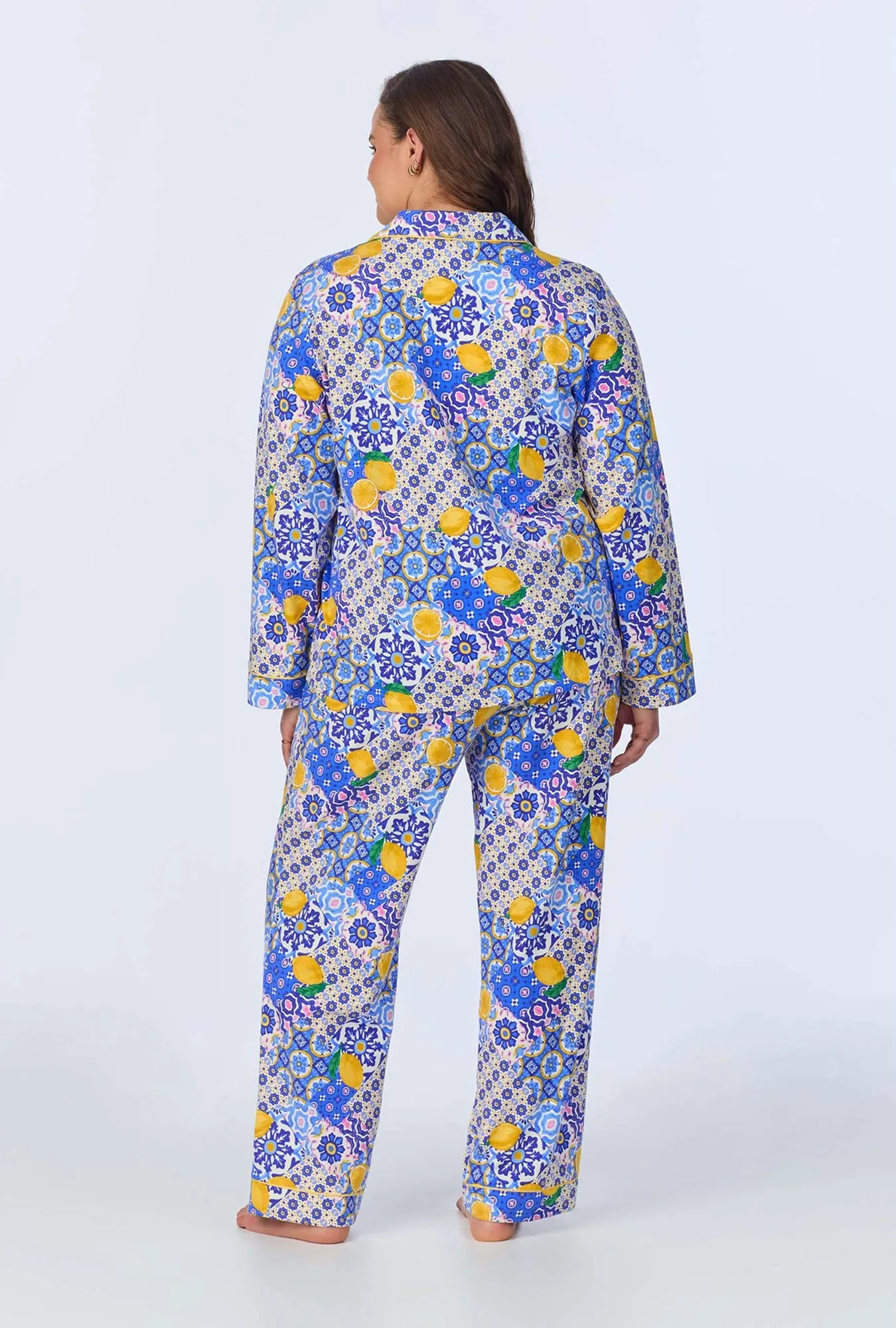 Majolica Long Sleeve Classic Stretch Jersey PJ Set sold by BedHead product image thumbnail 5