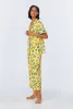 Main Squeeze Short Sleeve Classic Stretch Jersey Cropped PJ Set sold by BedHead