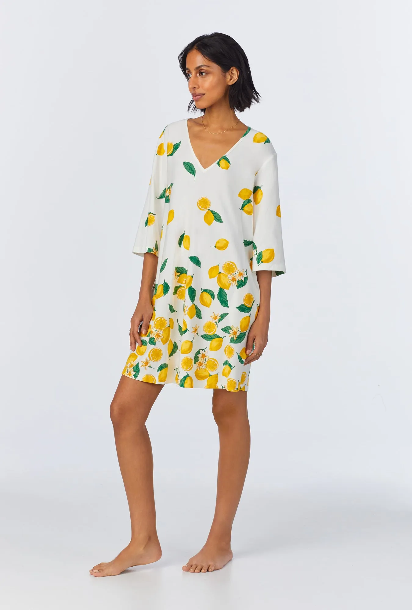 Main Squeeze Border Stretch Jersey Sleep Dress sold by BedHead product image thumbnail 2