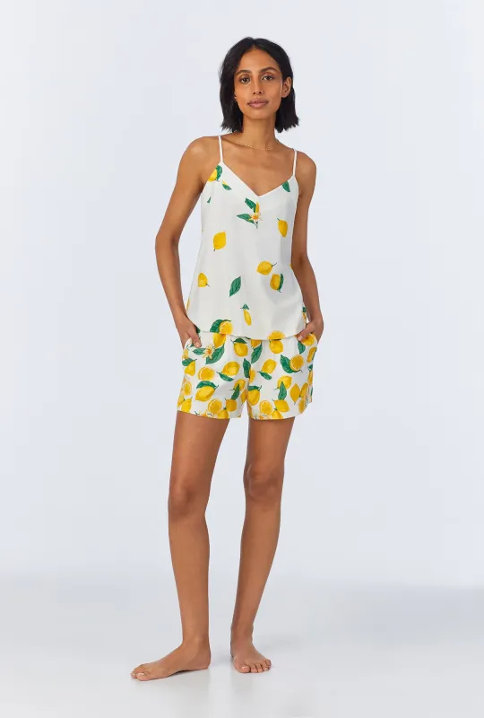 Main Squeeze Border Cami Stretch Jersey Shorty PJ Set sold by BedHead