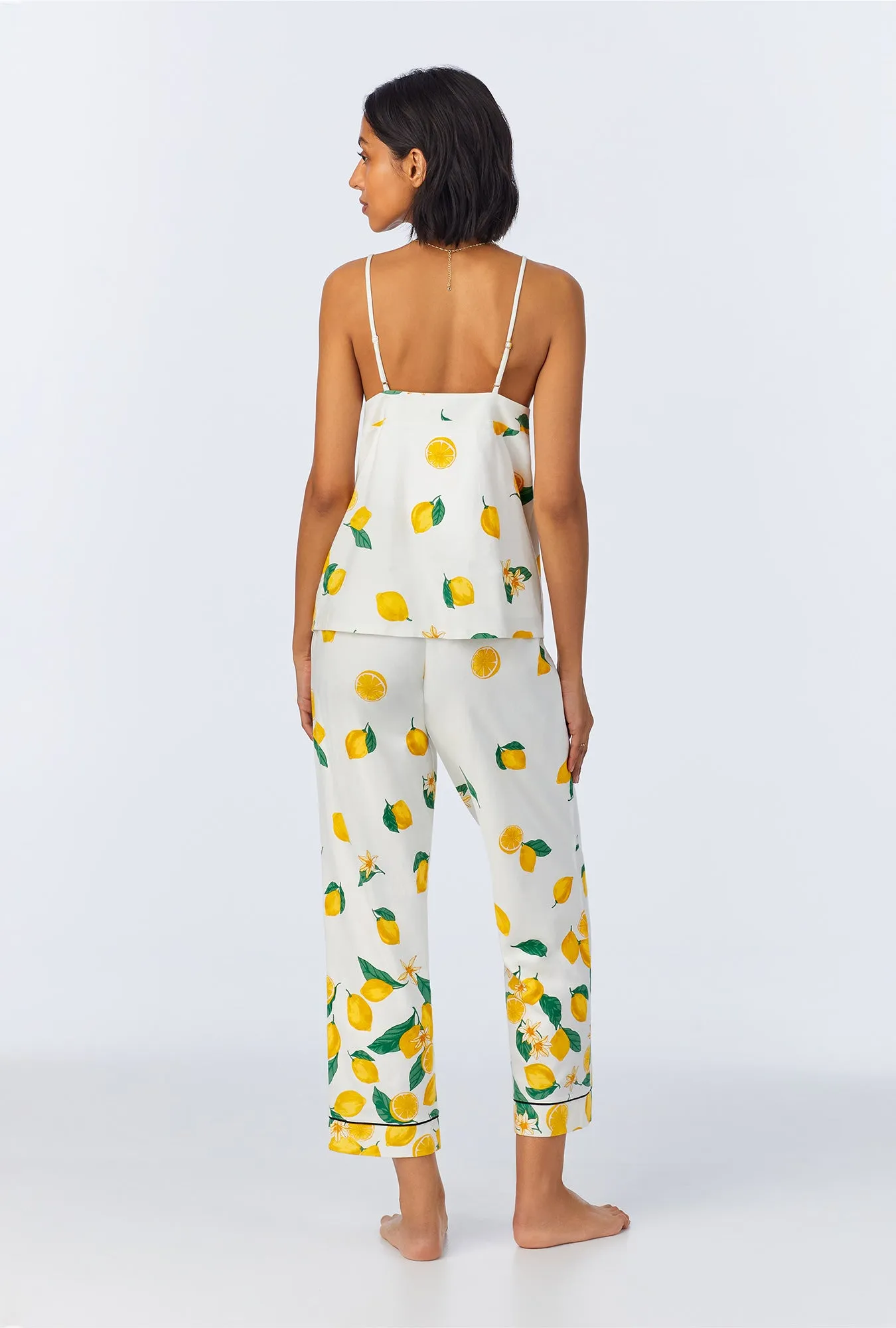 Main Squeeze Border Cami Stretch Jersey Cropped PJ Set sold by BedHead product image thumbnail 3
