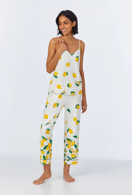 Main Squeeze Border Cami Stretch Jersey Cropped PJ Set sold by BedHead