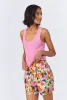 Lucia Knit Tank Woven Cotton Poplin Boxer PJ Set sold by BedHead