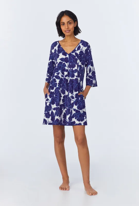Isabella Flora Stretch Jersey Sleep Dress sold by BedHead