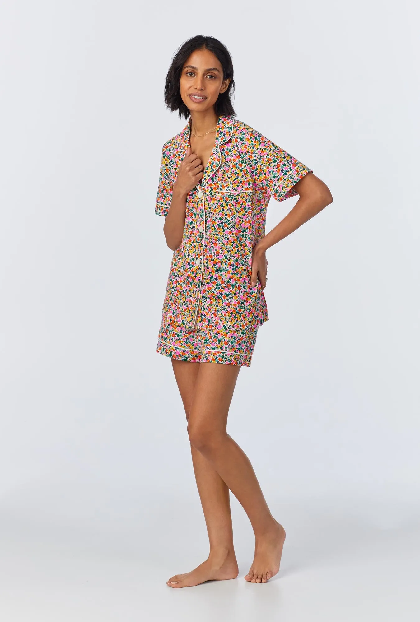 Fresh Picks Short Sleeve Classic Shorty Stretch Jersey PJ Set sold by BedHead product image thumbnail 3