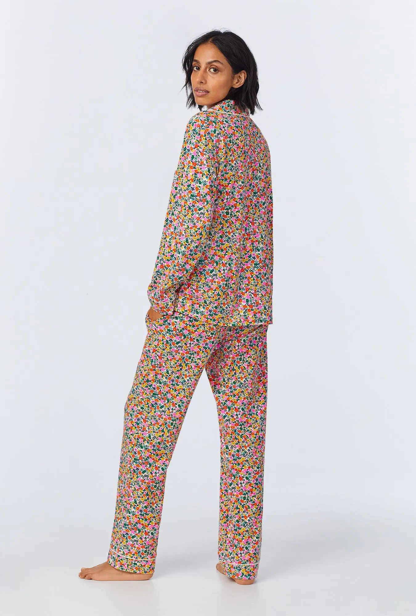 Fresh Picks Long Sleeve Classic Stretch Jersey PJ Set sold by BedHead product image thumbnail 3