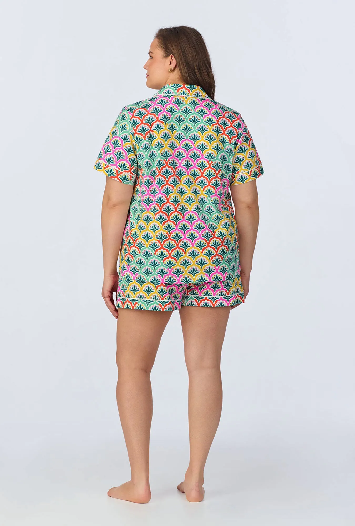 Camilla Short Sleeve Classic Shorty Stretch Jersey PJ Set sold by BedHead product image thumbnail 4