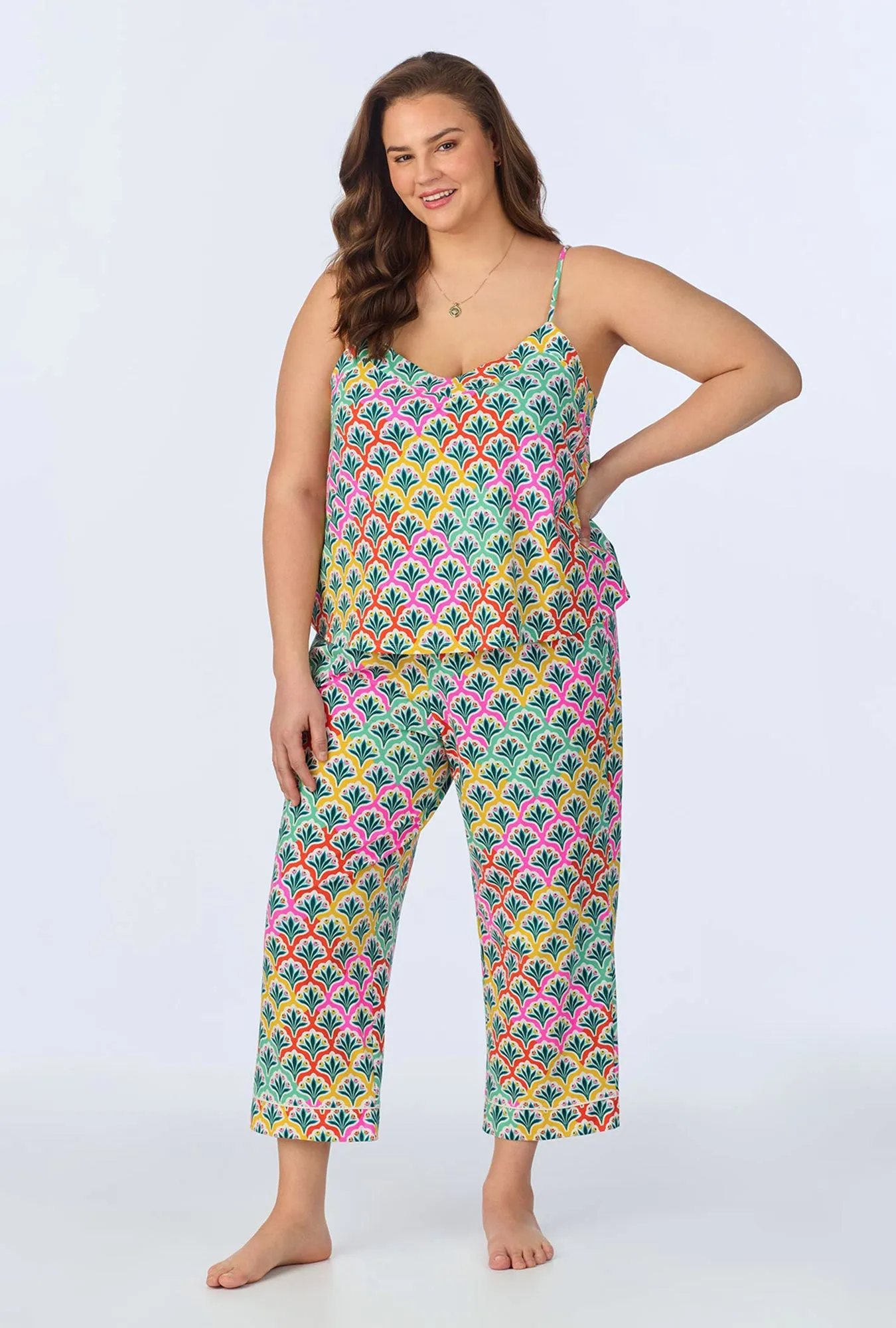 Camilla Cami Stretch Jersey Cropped PJ Set sold by BedHead product image thumbnail 5