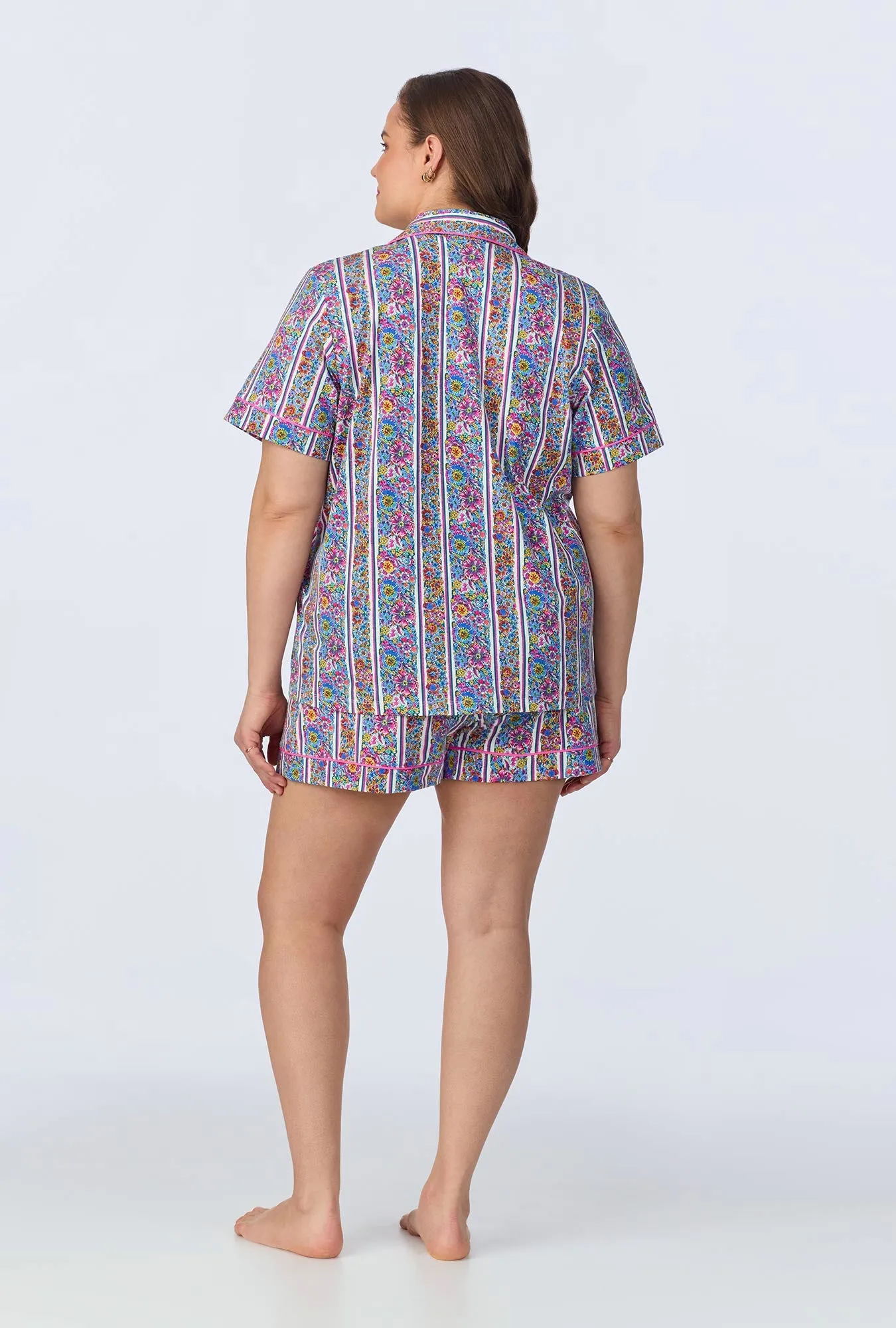 Bel Fiore Short Sleeve Classic Shorty Stretch Jersey PJ Set sold by BedHead product image thumbnail 3