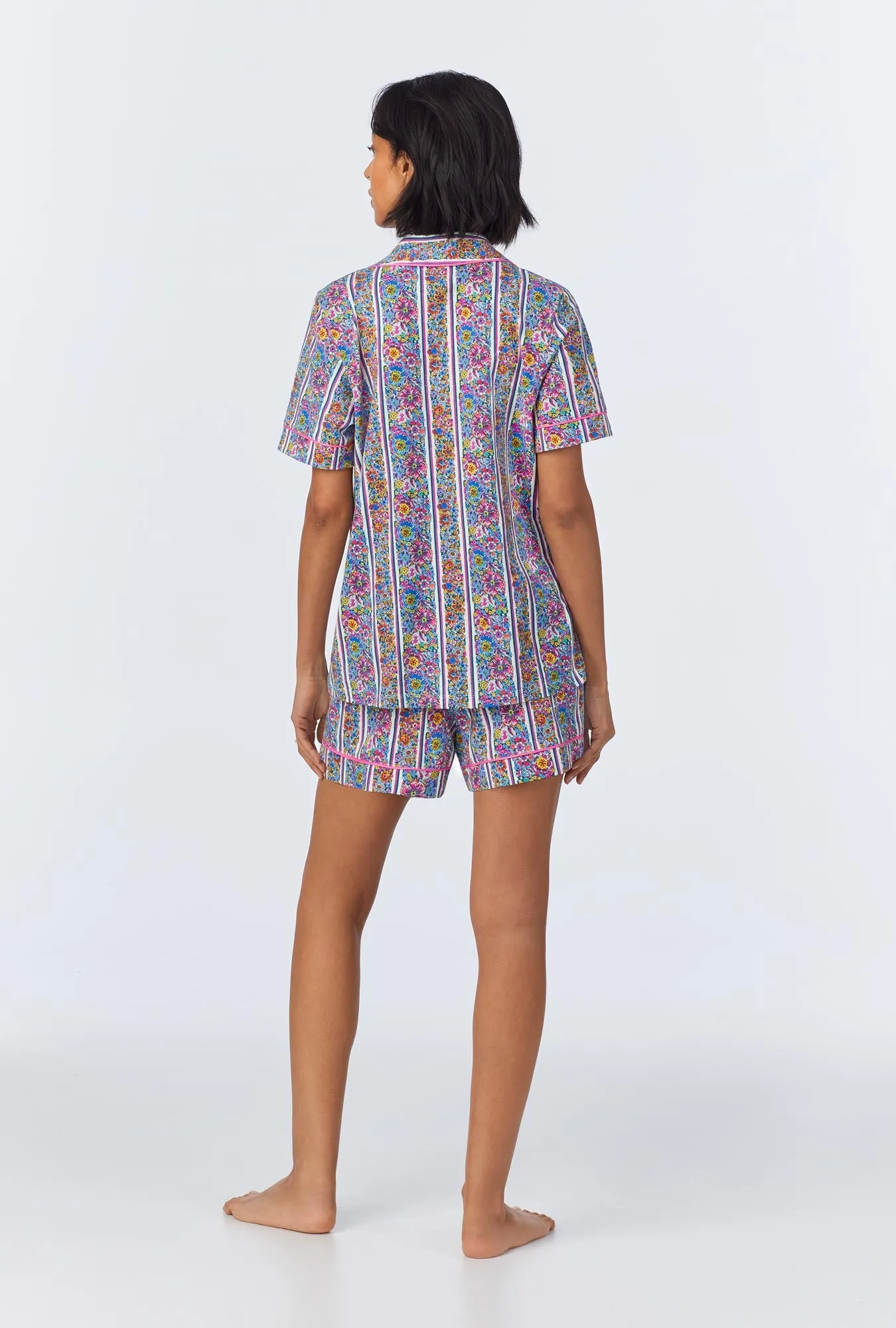 Bel Fiore Short Sleeve Classic Shorty Stretch Jersey PJ Set sold by BedHead product image thumbnail 2