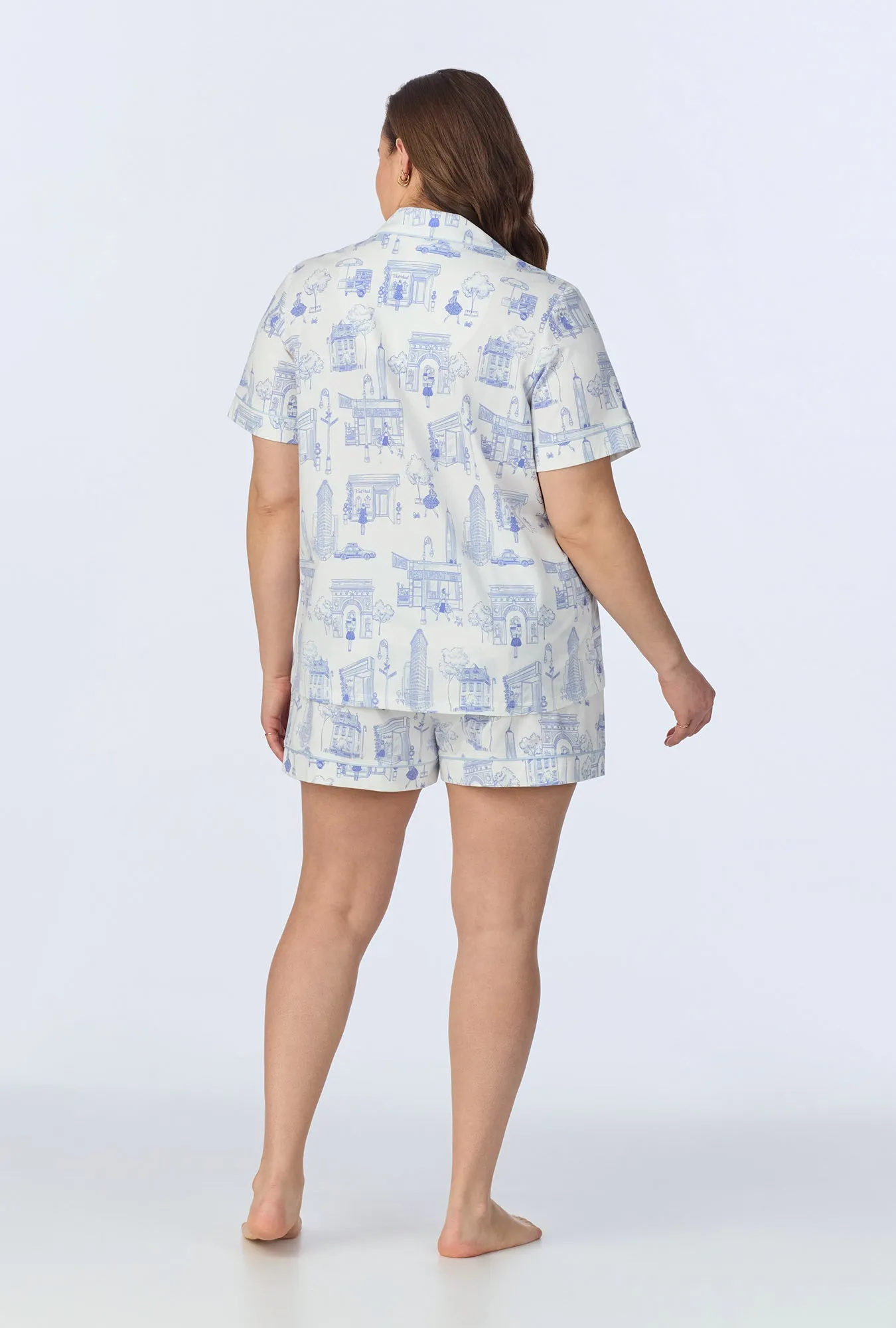 Bedhead On Bleecker Short Sleeve Classic Shorty Stretch Jersey PJ Set sold by BedHead product image thumbnail 5