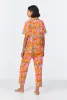 BedHead x Trina Turk Floral Short Sleeve Classic Cropped Stretch Jersey PJ Set sold by BedHead