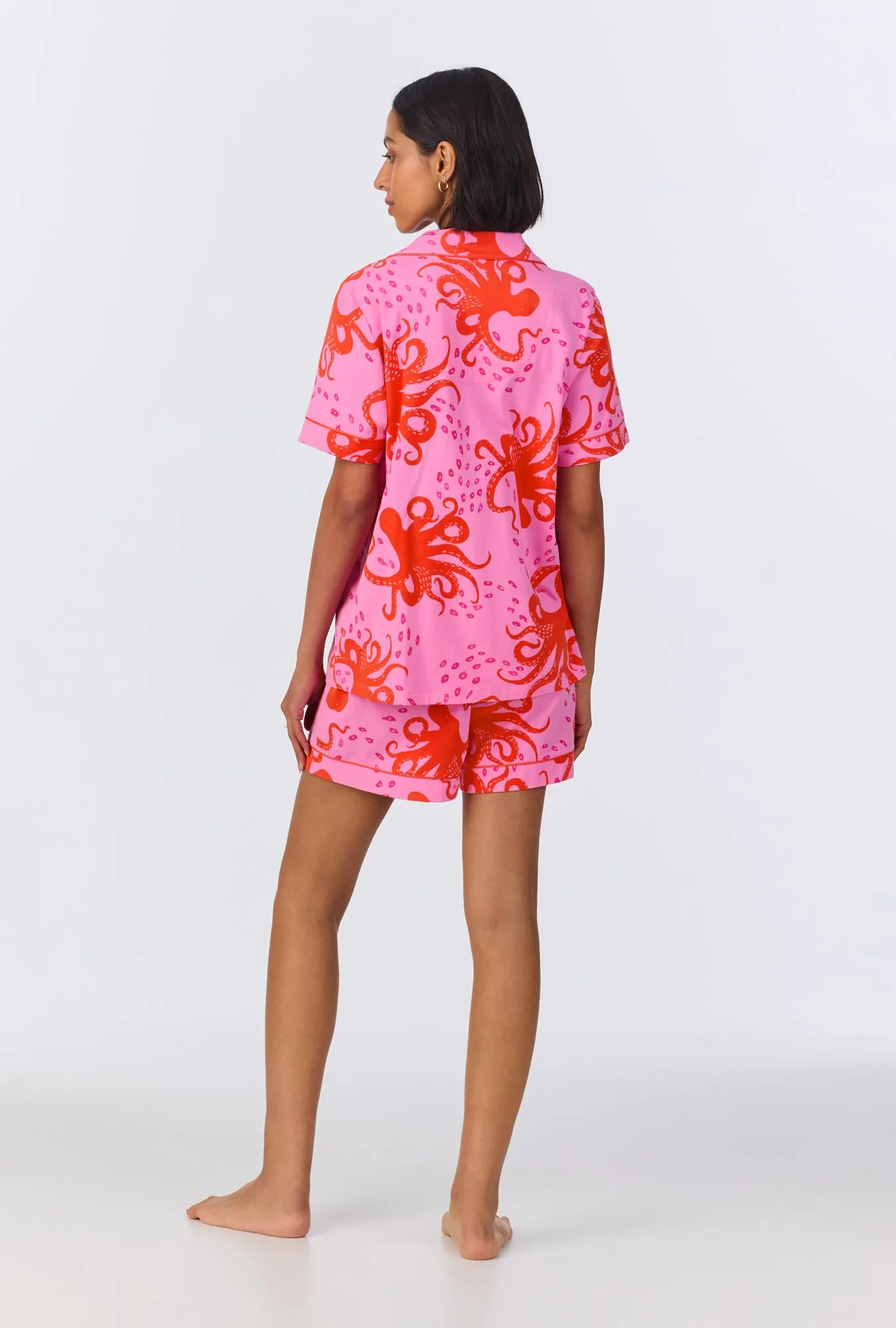 Sea Dreamers Short Sleeve Classic Shorty Stretch Jersey PJ Set sold by BedHead product image thumbnail 3