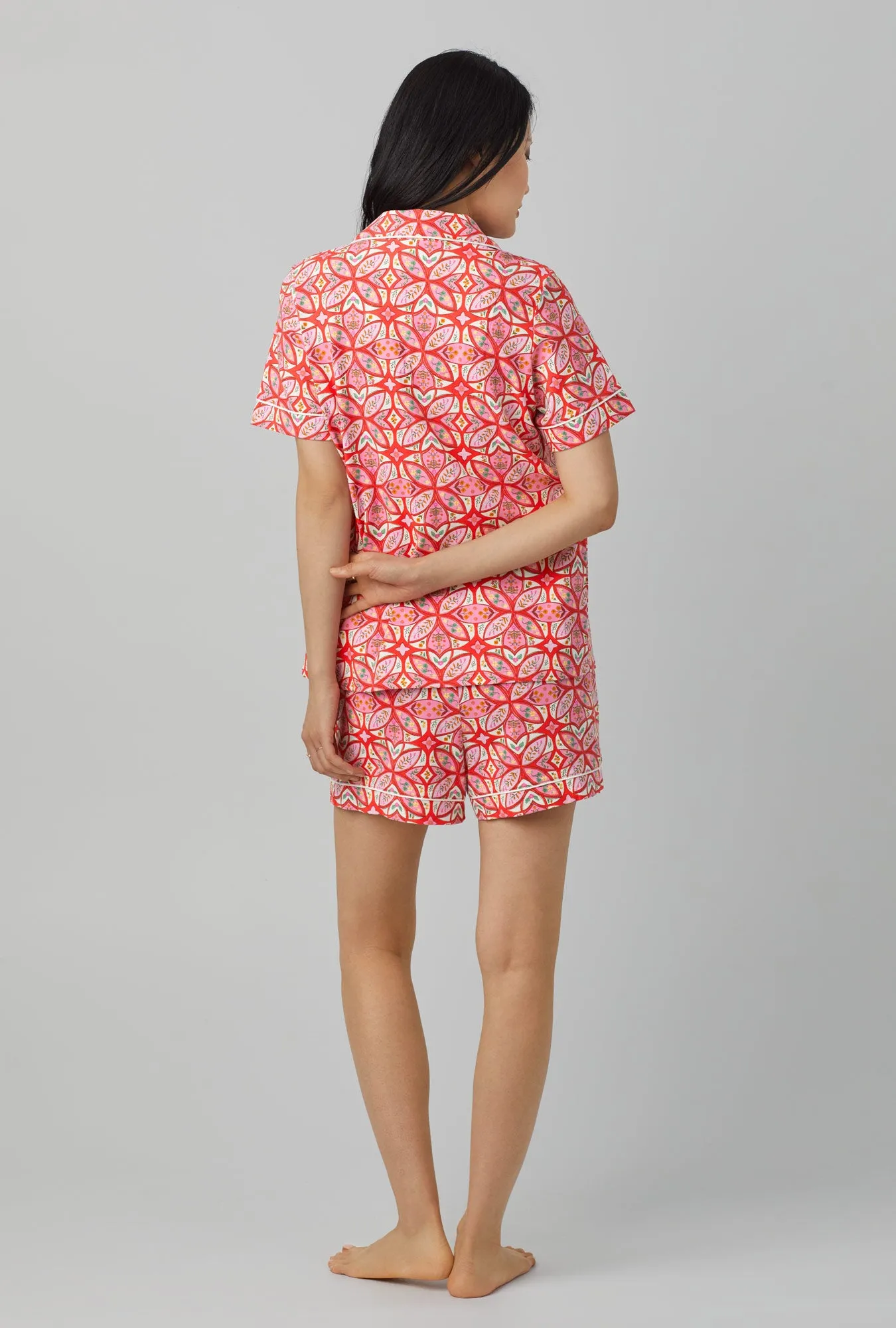 Prairie Dawn Short Sleeve Classic Short Set Stretch Jersey PJ Set sold by BedHead product image thumbnail 4