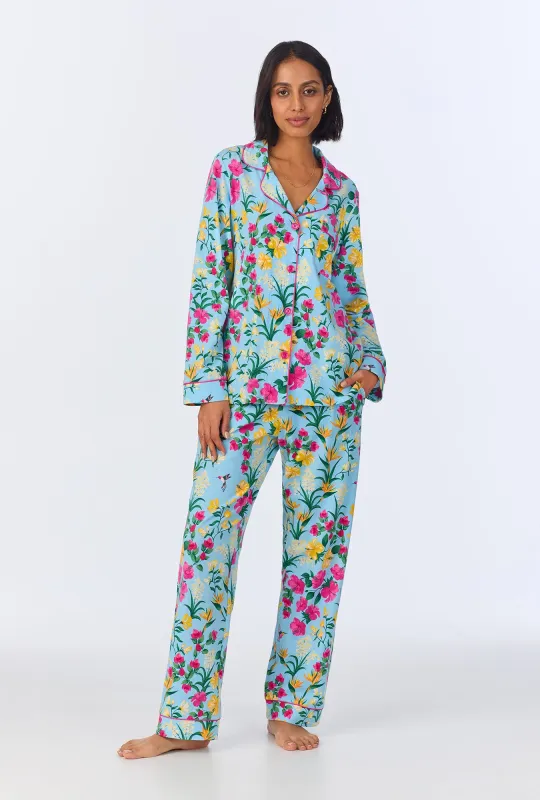 Tropical Paradise Long Sleeve Classic Stretch Jersey PJ Set sold by BedHead