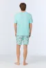 Surfside Snoopy® Men's Short Sleeve Henley Stretch Jersey Boxer PJ Set sold by BedHead