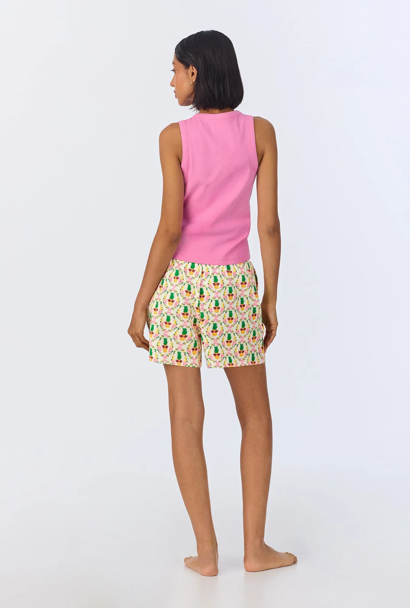 Pinacoolada Tank Stretch Jersey Boxer PJ Set sold by BedHead product image thumbnail 4