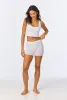 White Stretch Jersey Crop Tank sold by BedHead