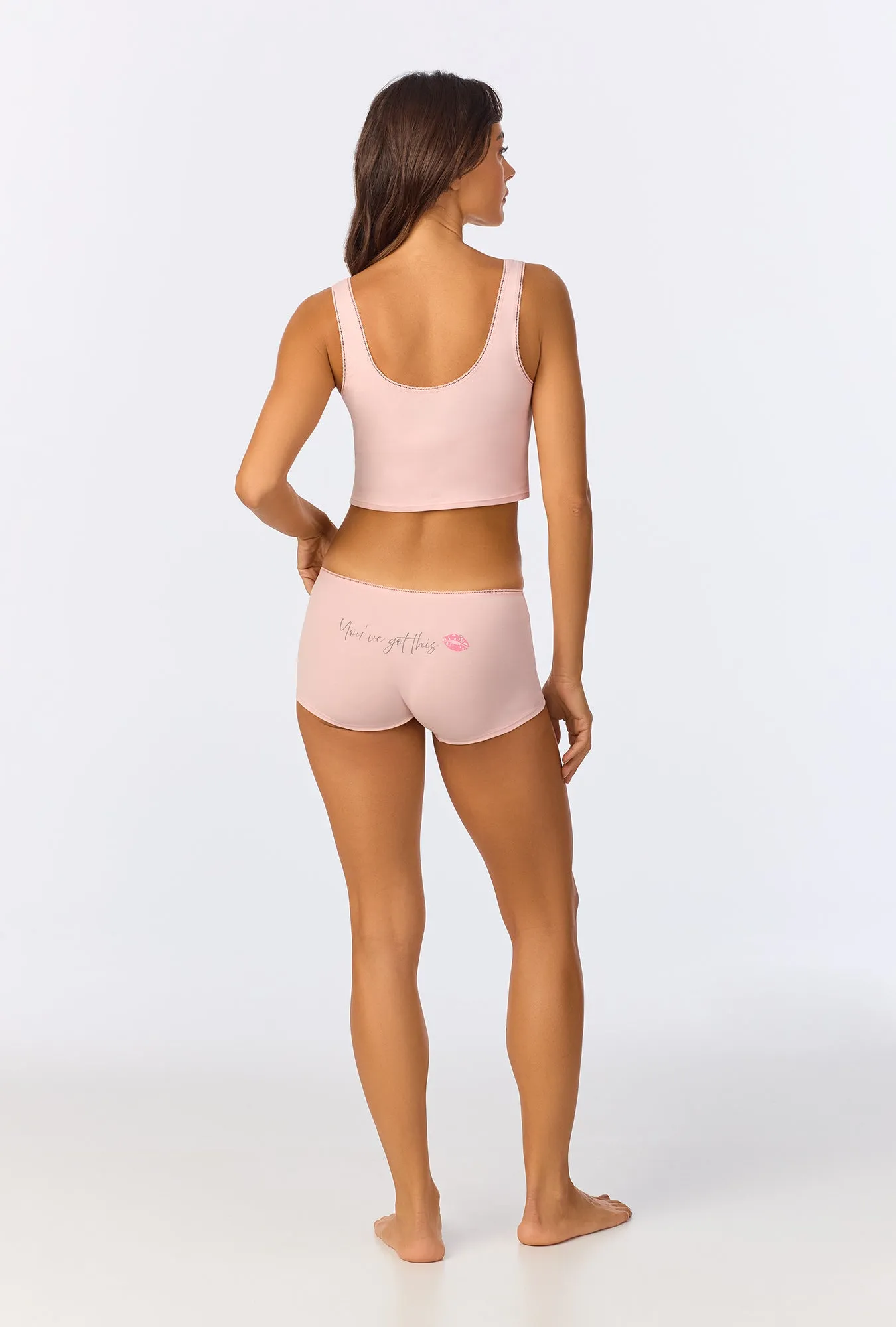 First Blush Stretch Jersey Crop Tank sold by BedHead product image thumbnail 4