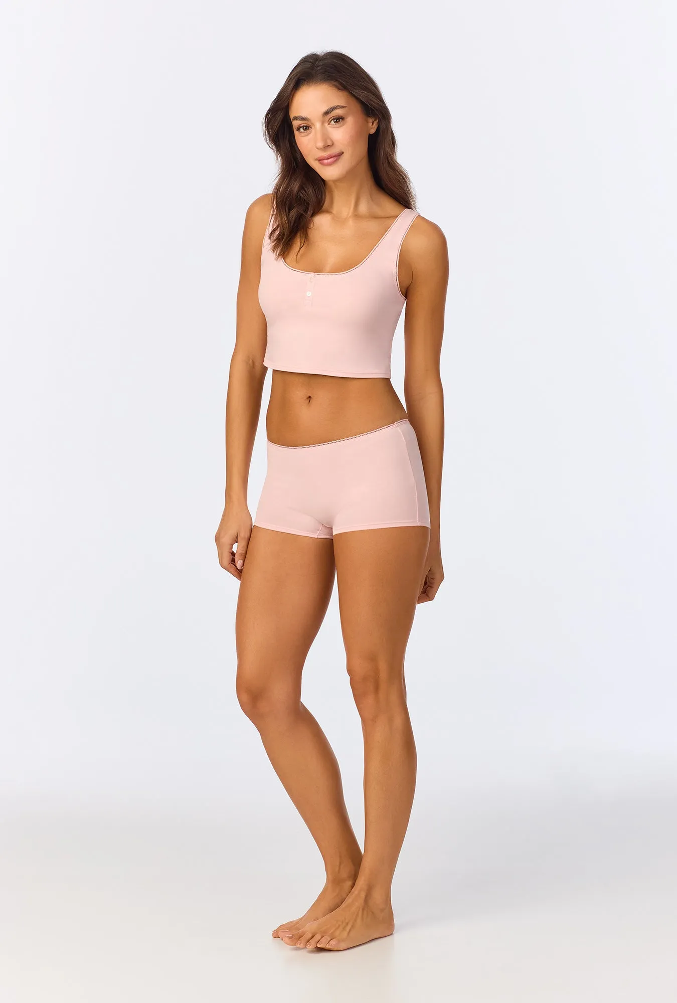 First Blush Stretch Jersey Crop Tank sold by BedHead product image thumbnail 3