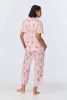 Western Wildflowers Short Sleeve Classic Woven Cotton Poplin Cropped PJ Set sold by BedHead