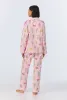 Western Wildflowers Long Sleeve Classic Woven Cotton Poplin Long PJ Set sold by BedHead