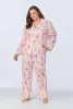 Western Wildflowers Long Sleeve Classic Woven Cotton Poplin Long PJ Set sold by BedHead