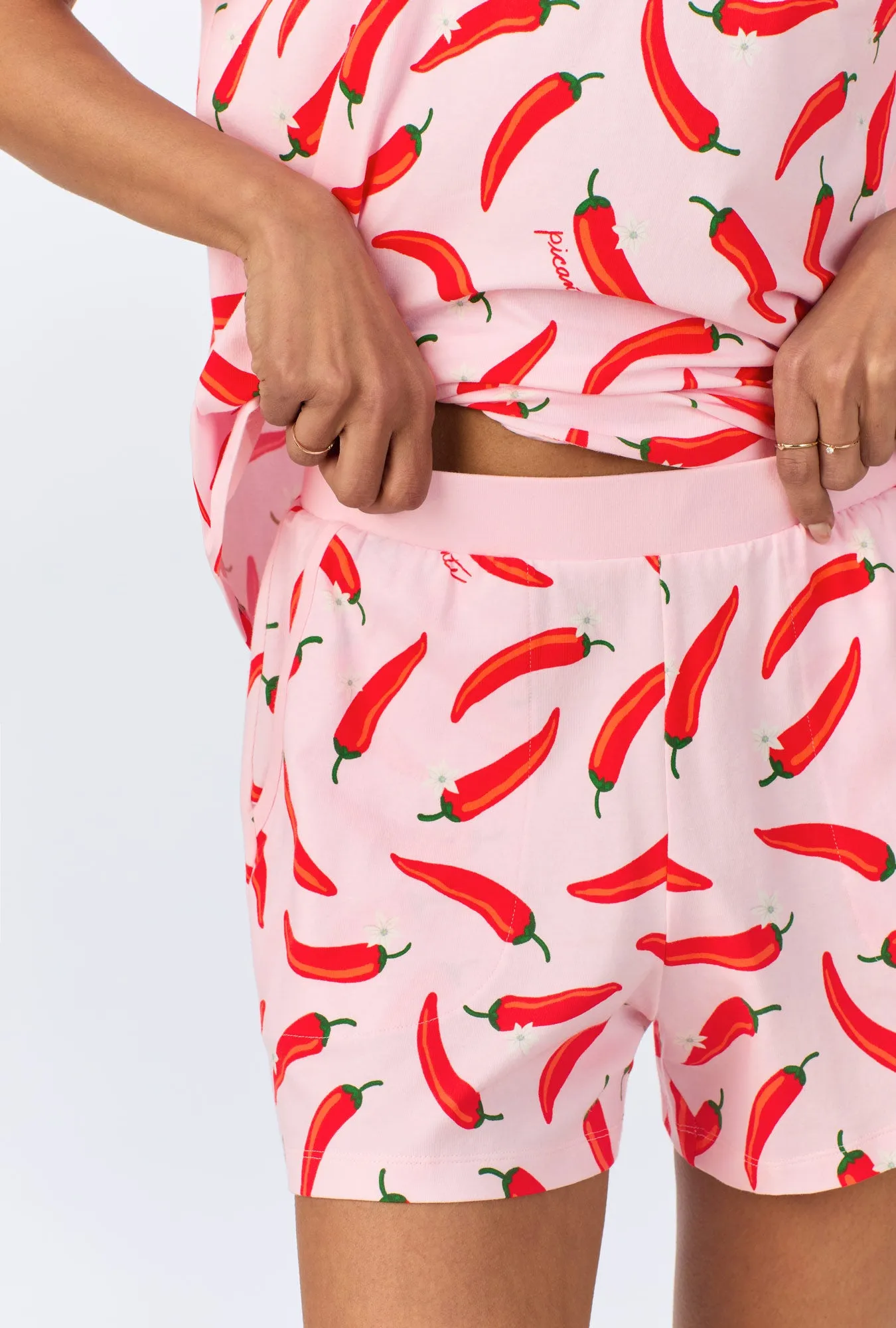 Coming In Hot T-Shirt Stretch Jersey Shorty PJ Set sold by BedHead product image thumbnail 5