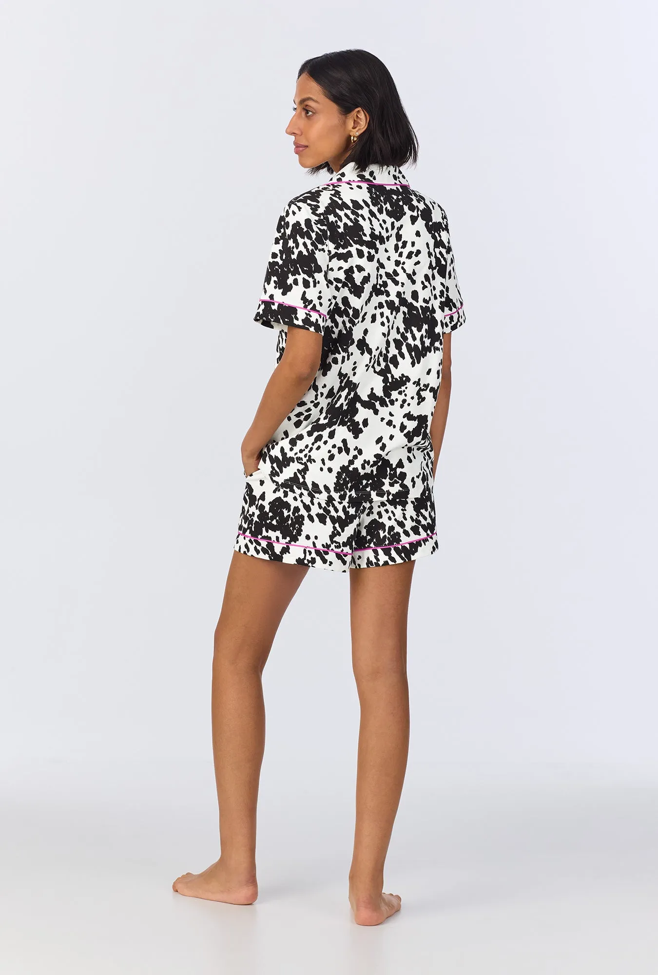 Wild Pony Short Sleeve Classic Shorty Stretch Jersey PJ Set sold by BedHead product image thumbnail 3